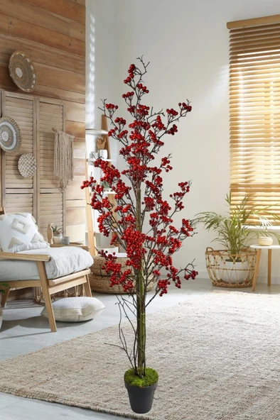 Nettenevime Yapay Ağaç Kokina Ağacı 150CM Doğal Görünümlü 7dallı ürün görseli 1