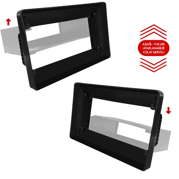 9'' Android Oto Tablet Çerçeve Universal Navex - Resim 4