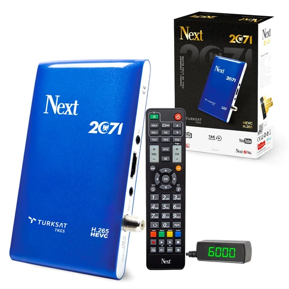 NEXT YE-2071 Uydu Alıcı Mini Full Hd Wifi Youtube Free Iptv ürün görseli 1