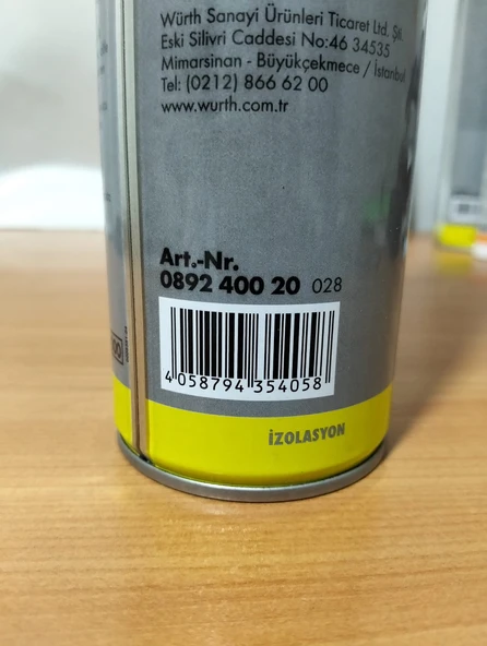 Würth Mantolama Köpüğü 800 ml - Resim 2