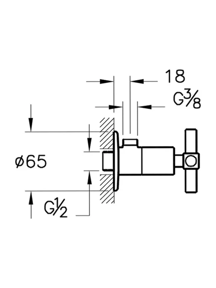 VitrA Juno A4155123 Ara Musluk Altın - Resim 2