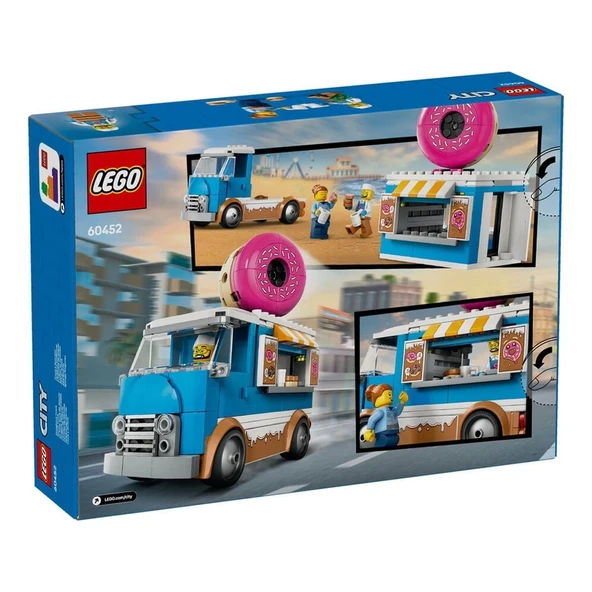 60452 Lego City Donut Kamyonu 196 parça +5 yaş ürün görseli 1