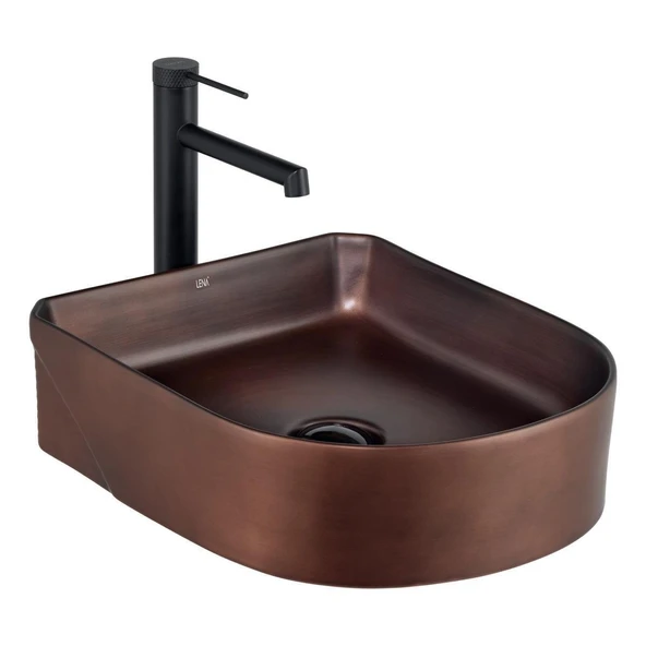 LENA TEZGAHÜSTÜ LAVABO (MAT BRONZ) EH-5110C ürün görseli 1