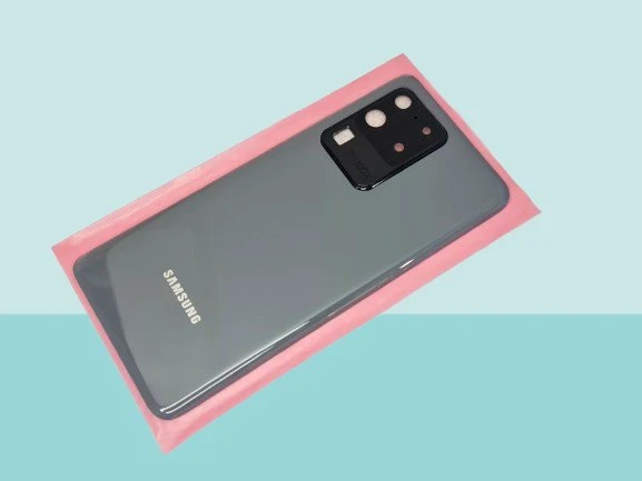 Samsung Galaxy S20 UTRA Uyumlu Arka Kapak Batarya Kapağı FÜME - FULL LENSLİ ürün görseli 1