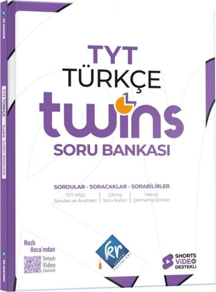 TYT Twins Türkçe Soru Bankası KR Akademi ürün görseli 1