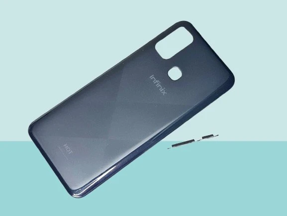 Infinix HOT 9 PLAY Uyumlu FULL KASA Arka Kapak Batarya Kapağı - SİYAH ürün görseli 1