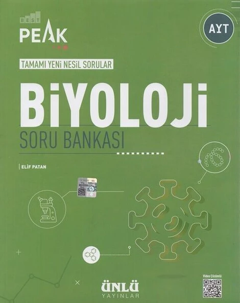 AYT Biyoloji Best Peak Soru Bankası Ünlü Yayıncılık ürün görseli 1