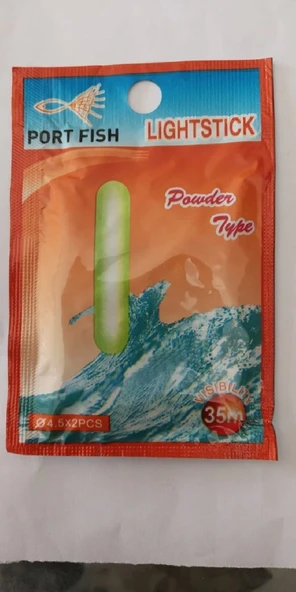 Olta Ucu Çubuk Fosfor Portfish Çiftli (Hediyeli) 5 Paket ürün görseli 1