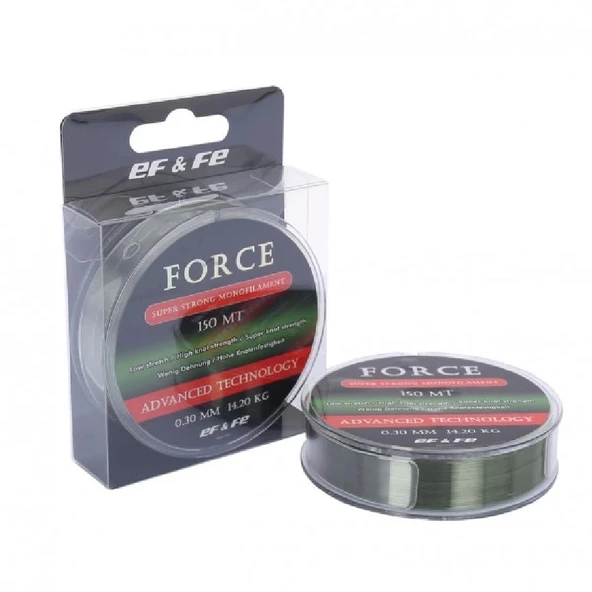 Force Super Strong 150Mt Yeşil Monoflament Misina 0,30Mm ürün görseli 1