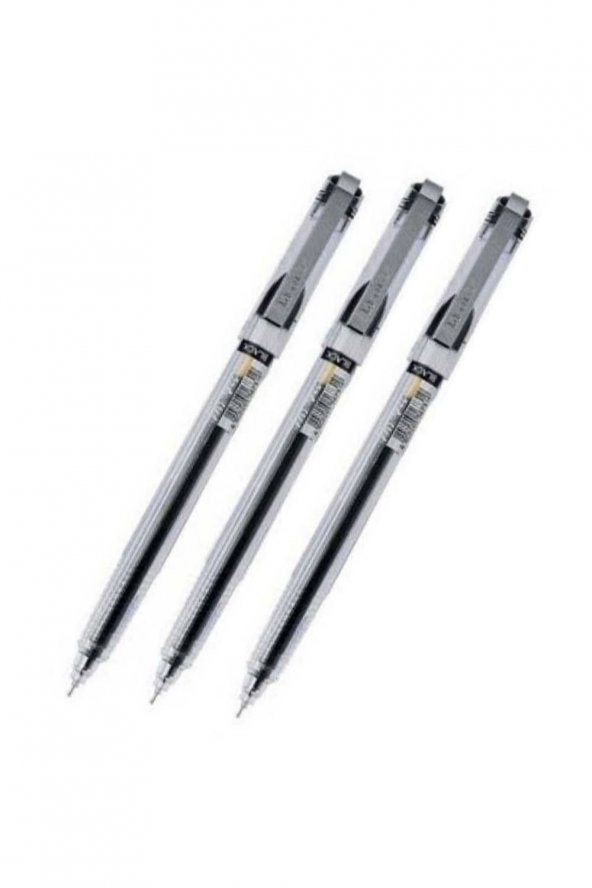 My Gel 0.5mm Siyah Ince Iğne Uçlu Jel Kalem 3 Adet ürün görseli 1