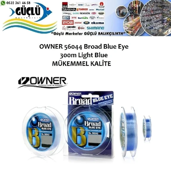 Owner Misina 56044 Broad Blue Eye 300Mt 0,24Mm ürün görseli 1