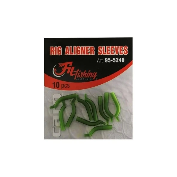 Rig Aligner Sleeves Yeşil 10’Lu Paket Fil Fishing ürün görseli 1