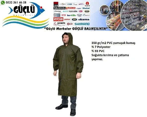 Yağmurluk Balıkçı Pardesü ürün görseli 1