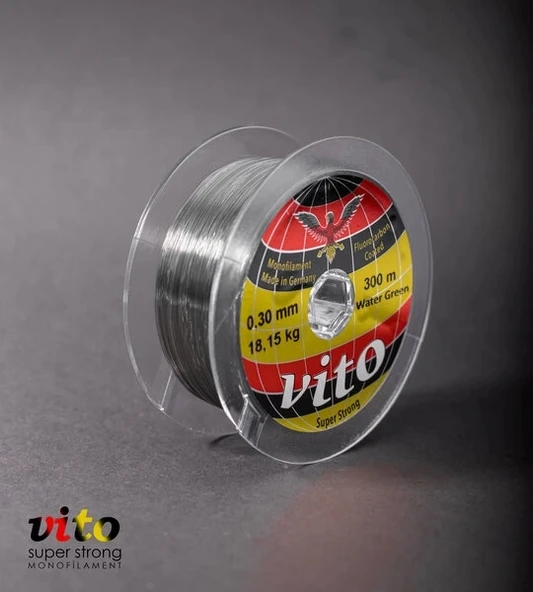 Vito Water Green Monoflament Misina 300 Metre 0,30Mm ürün görseli 1