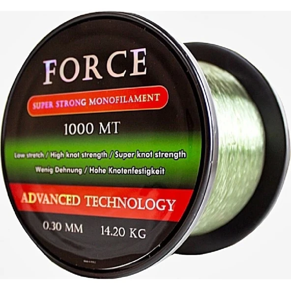 Force Super Strong Beyaz 1000 Metre Monoflament Misina Renk:0,40Mm ürün görseli 1