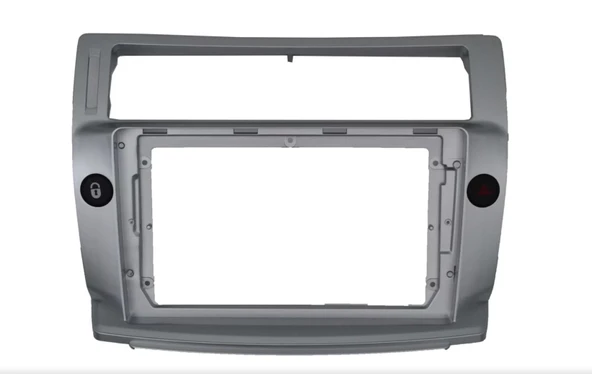 CITROEN C4 2005-2010 GRI UYUMLU 9 İNC ANDROID MULTİMEDYA ÇERÇEVESİ - SOKET - CANBUS ürün görseli 1