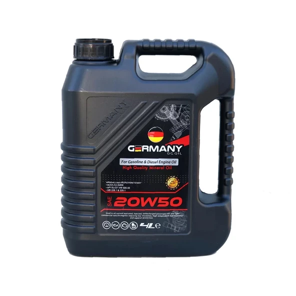 DG OIL GERMANY 20w-50 Full Synthetic 4 Lt ürün görseli 1