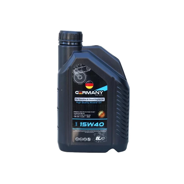 DG OIL GERMANY 15w-40 A3-B4 Full Synthetic 1 Lt ürün görseli 1