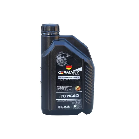 DG OIL GERMANY 10w-40 A3-B4 Sentetik Motor Yağı 1 Lt ürün görseli 1