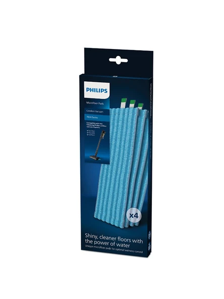 Philips Aqua Plus 7000 Serisi Dik Süpürge Uyumlu 4 Adet Mikrofiber Bez XV1670/02 ürün görseli 1