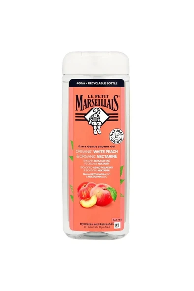 Le Petit Marseillais Beyaz Şeftali Ve Nektarin Duş Jeli 400 ml ürün görseli 1