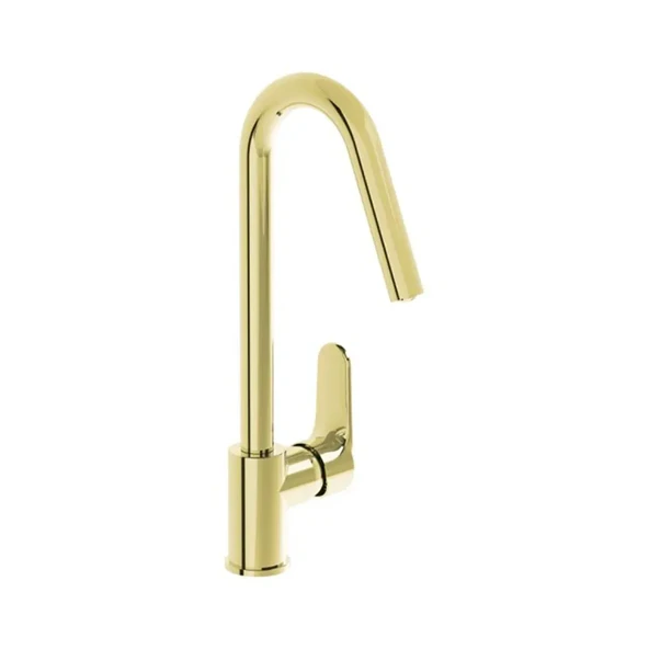 VitrA Artema Root Round A4274223 Eviye Bataryası, Altın ürün görseli 1