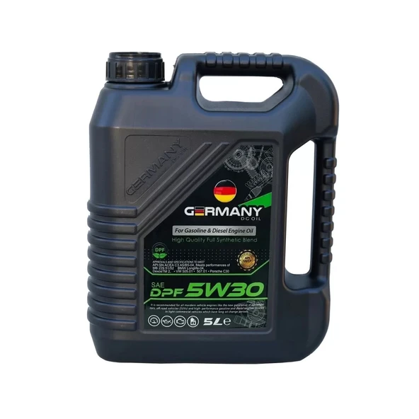 DG OIL GERMANY 5w-30 DPF A5-B5 Full Synthetic 5 Lt ürün görseli 1