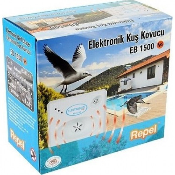 Repel EB 1500 V2 Sonik Ultrasonik Kuş Kovucu Cihaz ürün görseli 1