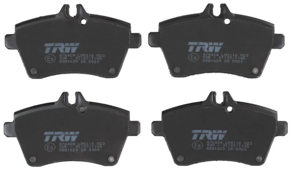 TRW GDB1629 Fren Balata Ön Mercedes-Benz A Serisi W169 A150 A160 A170 A180 A200 B Serisi W245 B150 B160 B170 B180 ürün görseli 1