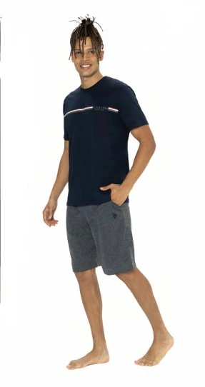 U.S. Polo Assn. Erkek Alt Üst Pijama Şort Takım ürün görseli 1