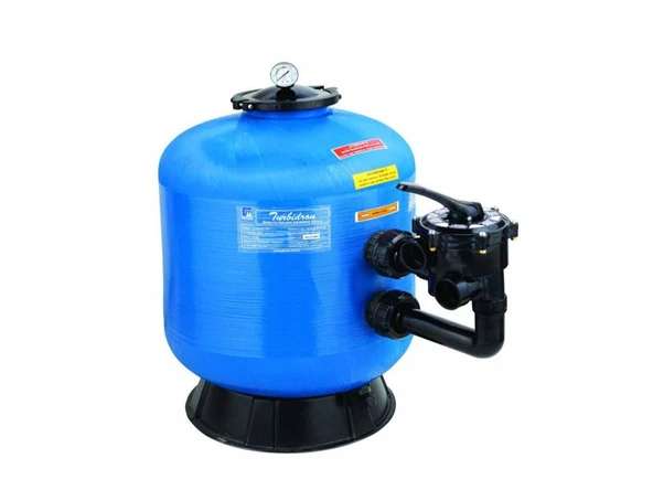 Gemaş TURBIDRON-CL Bobin Sargılı Kum Filtresi Yandan 1,5 Vanalı 500 mm 10 m³/h-ToptancıyızBiz ürün görseli 1
