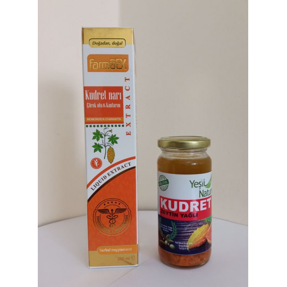 My Farmaex Kudret Narı Extract 250ml + MyFarmaex Zeytin yağlı Kudret Narı 200ml ürün görseli 1