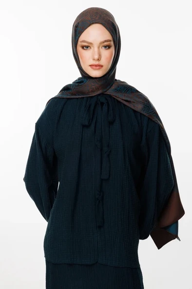 MOONCORN MOROCCO DESEN ÇİFT TARAFLI ŞAL - Resim 5