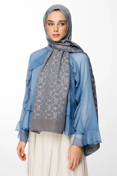 MOONCORN MARRAKECH DESEN ÇİFT TARAFLI ŞAL - Resim 9