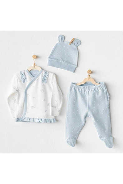 Andy Wawa BebeK 3'lü Bunny Bear Set  Zıbın AC25646 ürün görseli 1