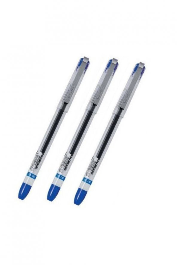 My Gel 0.5mm Mavi Ince Iğne Uçlu Jel Kalem 3 Adet ürün görseli 1