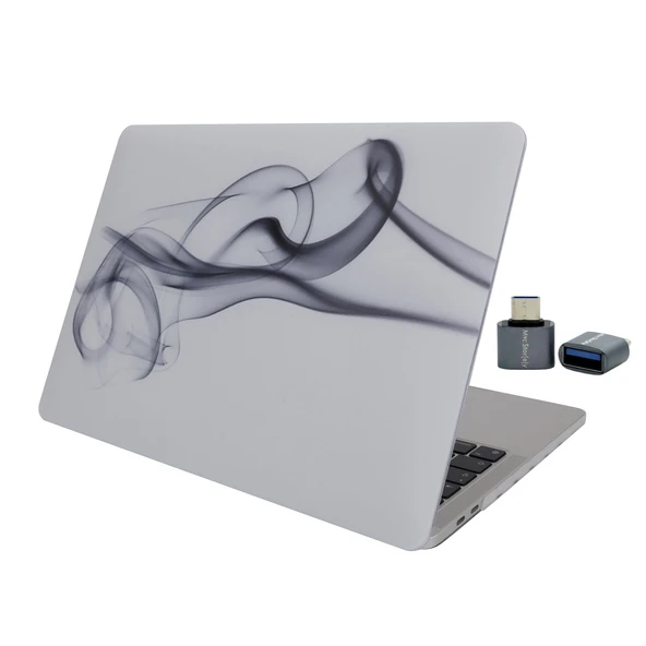 MacBook Air 13 İnç TPU UV Baskılı Mat Kılıf İnce Hafif Darbe Emici Koruma ürün görseli 1