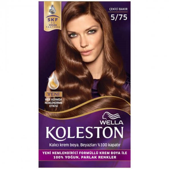 Koleston Kit Saç Boyası  5/75 Çekici Bakır ürün görseli 1
