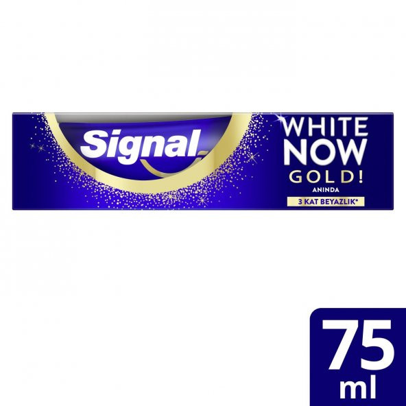 Signal Whıte Now Diş Macunu 75ml Gold ürün görseli 1