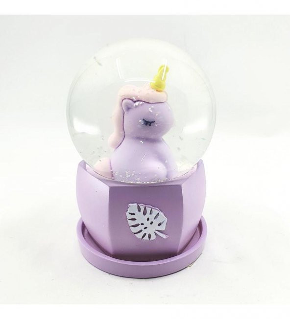 Kar Küresi Mini Unicorn - Resim 3