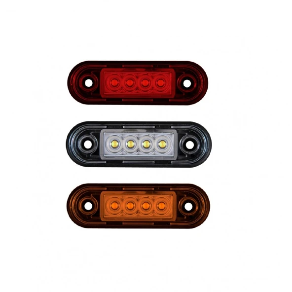 Universal 3 Ledli Dekor Lamba Sarı - Resim 2