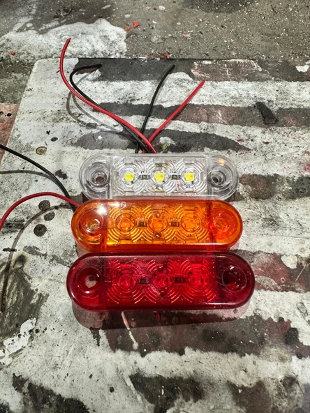 Universal 3 Ledli Dekor Lamba Sarı - Resim 3