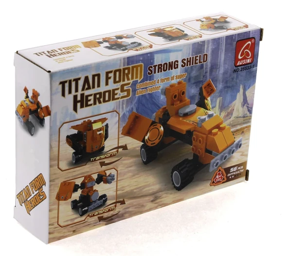 Ausini Titan Uzaylı Savaşçı -1 Strong Shield 56 Parça ürün görseli 1