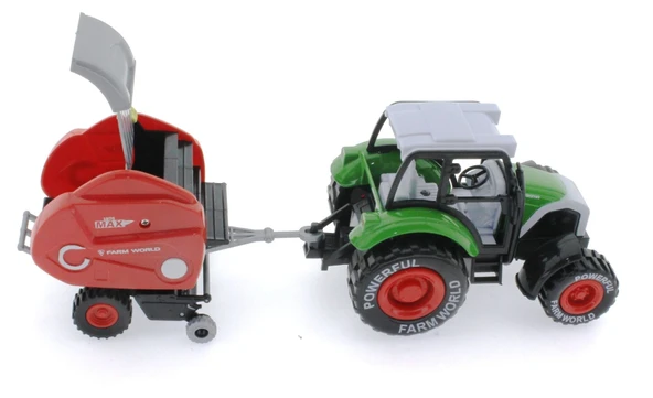Sürtmeli Die Cast Yeşil Traktörlü Biçerdöver - Resim 4