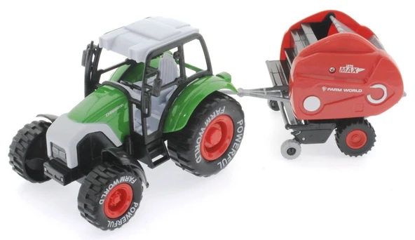 Sürtmeli Die Cast Yeşil Traktörlü Biçerdöver - Resim 3