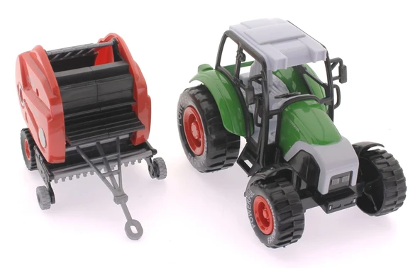 Sürtmeli Die Cast Yeşil Traktörlü Biçerdöver - Resim 5