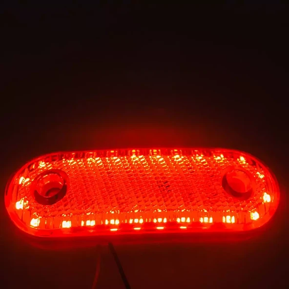 Etek Lamba Saba 12V/24V Kırmızı - Resim 2
