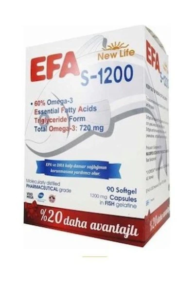 Newlife Efa S-1200 90 Kapsül ürün görseli 1
