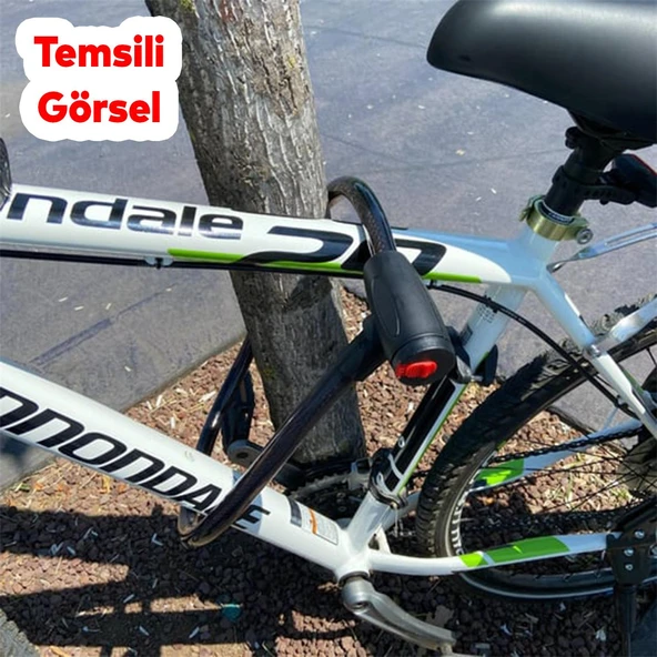 Bisiklet Kilit 150 cm Motosiklet Halat Zincir Çelik Kilit Çap 12 mm Ø  Hırsız Önleme Güvenlik 1 Adet - Resim 4