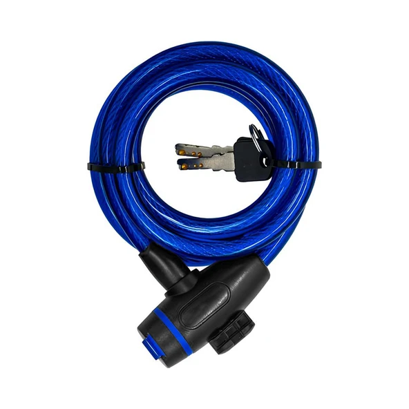 Bisiklet Kilit 150 cm Motosiklet Halat Zincir Çelik Kilit Çap 12 mm Ø  Hırsız Önleme Güvenlik 1 Adet - Resim 5